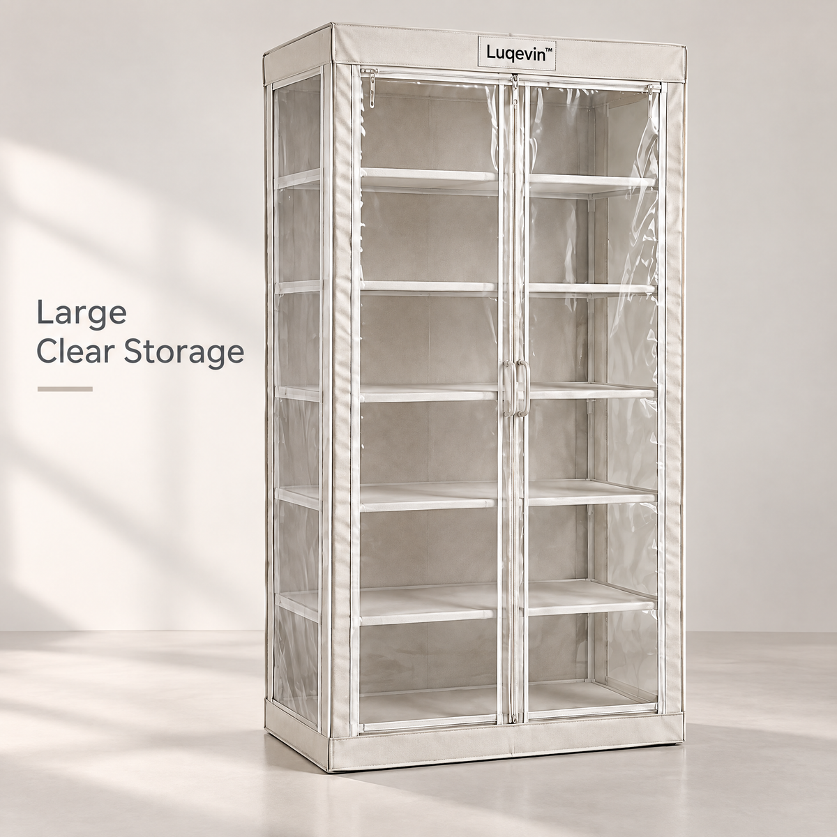 Luqevin™ ClearWard Large-Capacity Transparent Clothing Cabinet image 2