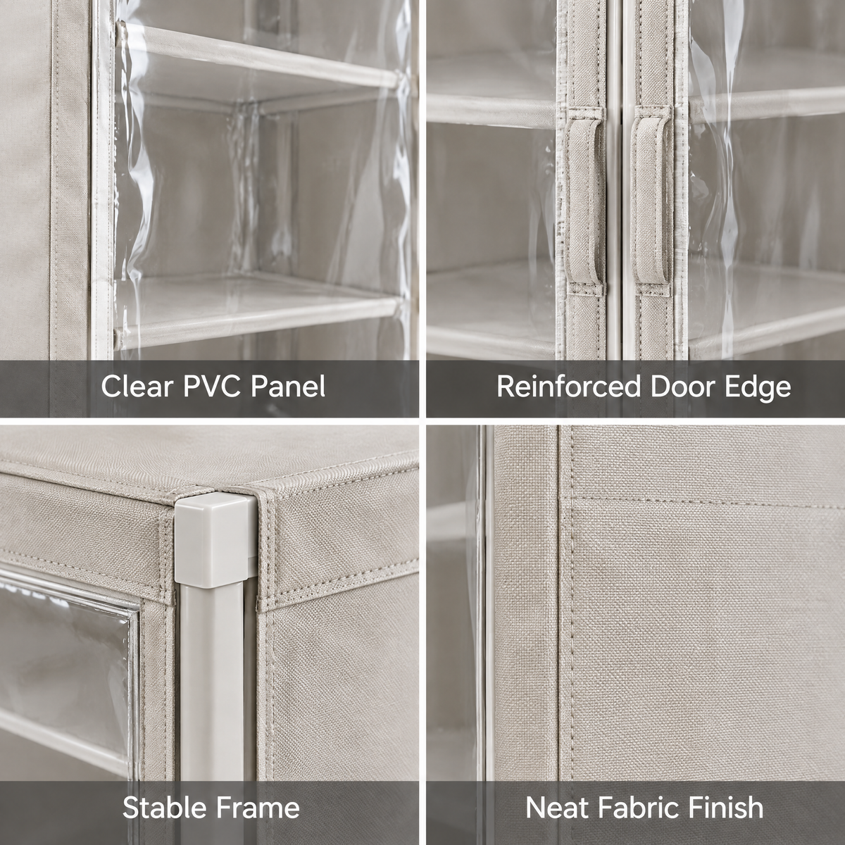 Luqevin™ ClearWard Large-Capacity Transparent Clothing Cabinet image 4