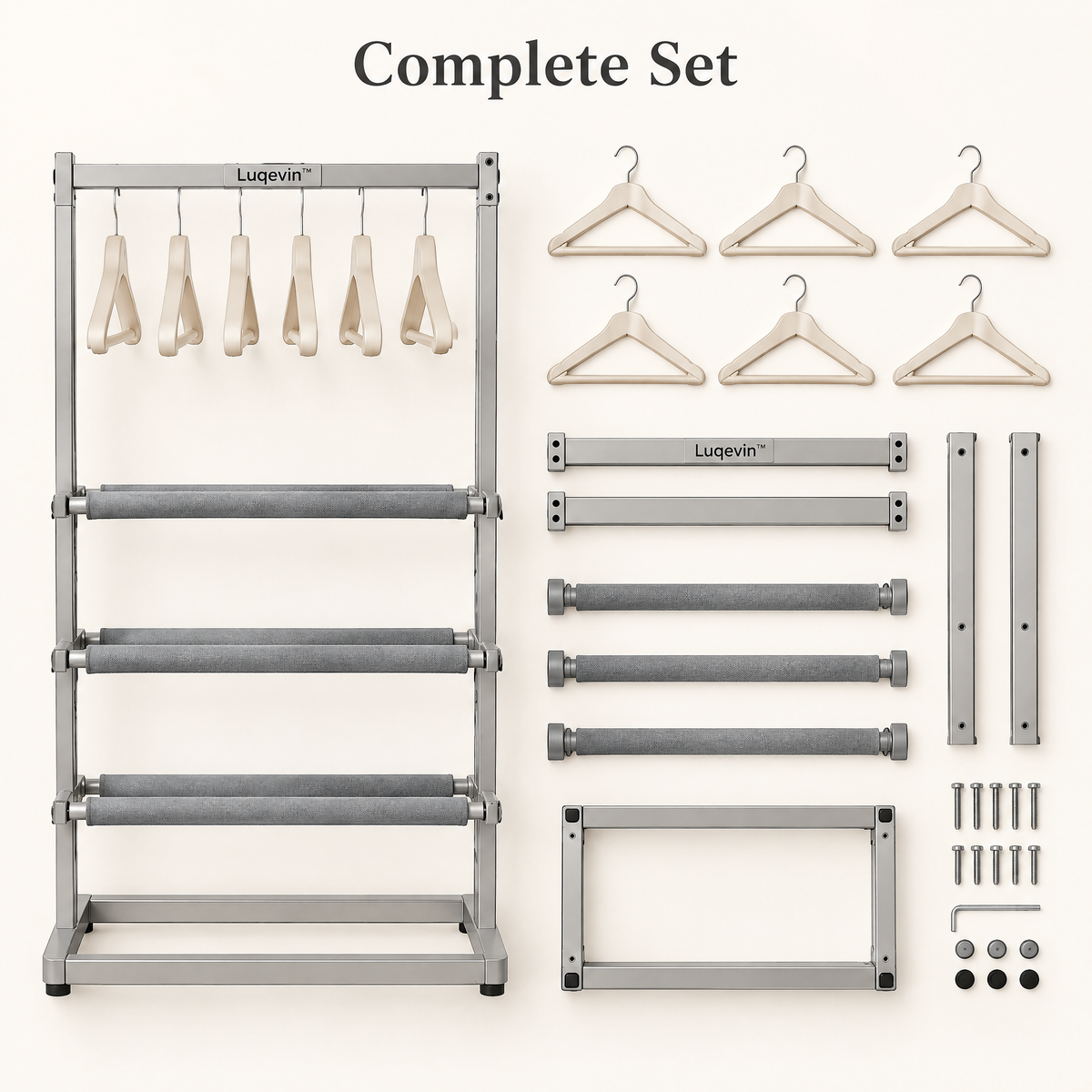 Luqevin™ ClosetFlow Multi-Layer Trouser and Clothes Hanger Set image 5