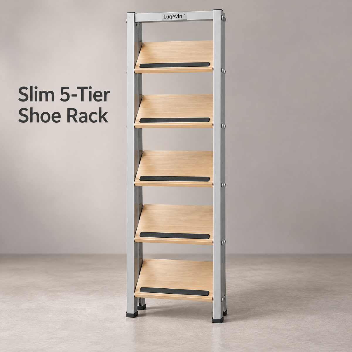 Luqevin™ SlimStep Multi-Tier Narrow Shoe Storage Rack image 2