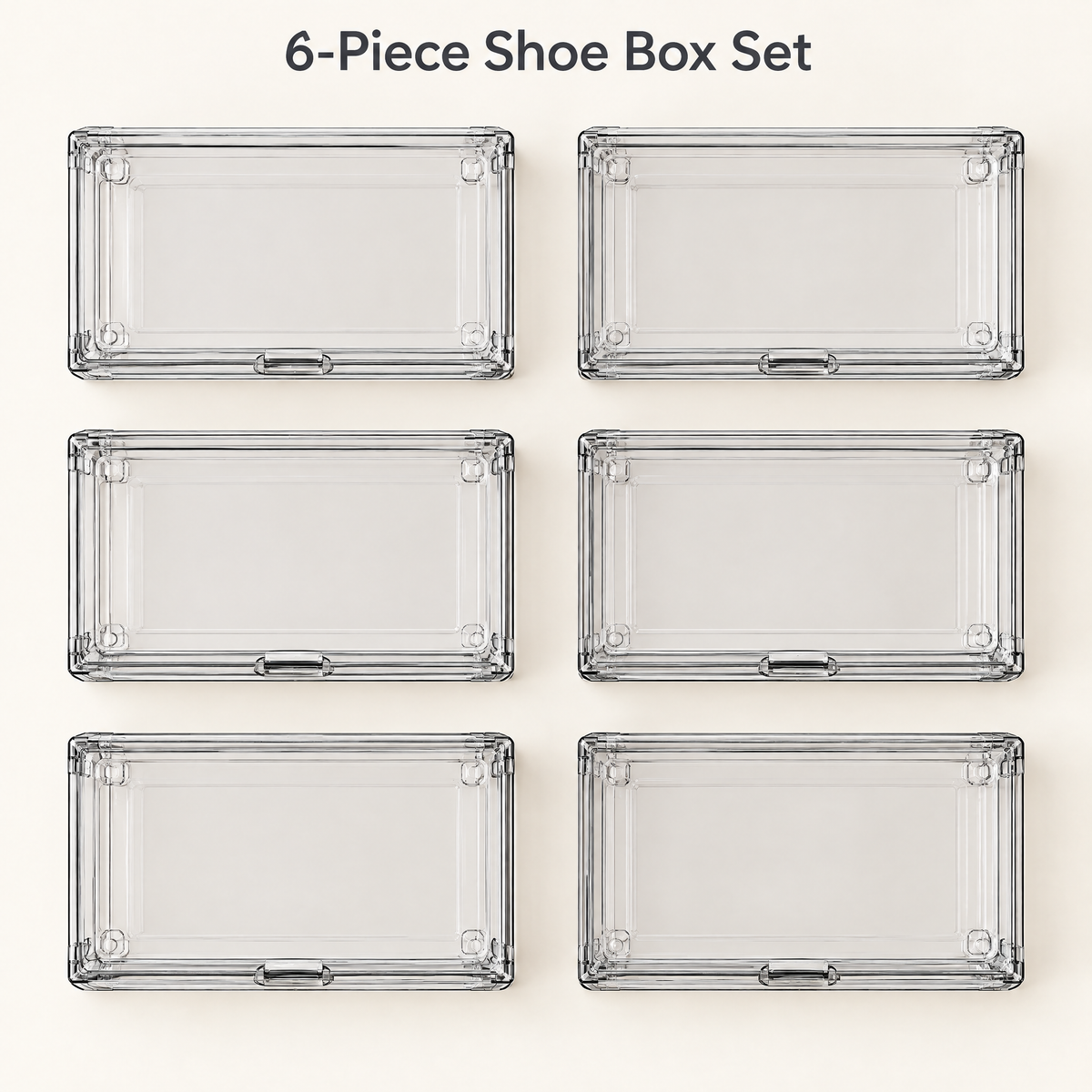 Luqevin™ DustGuard Dustproof Flip-Door Shoe Box Set image 5