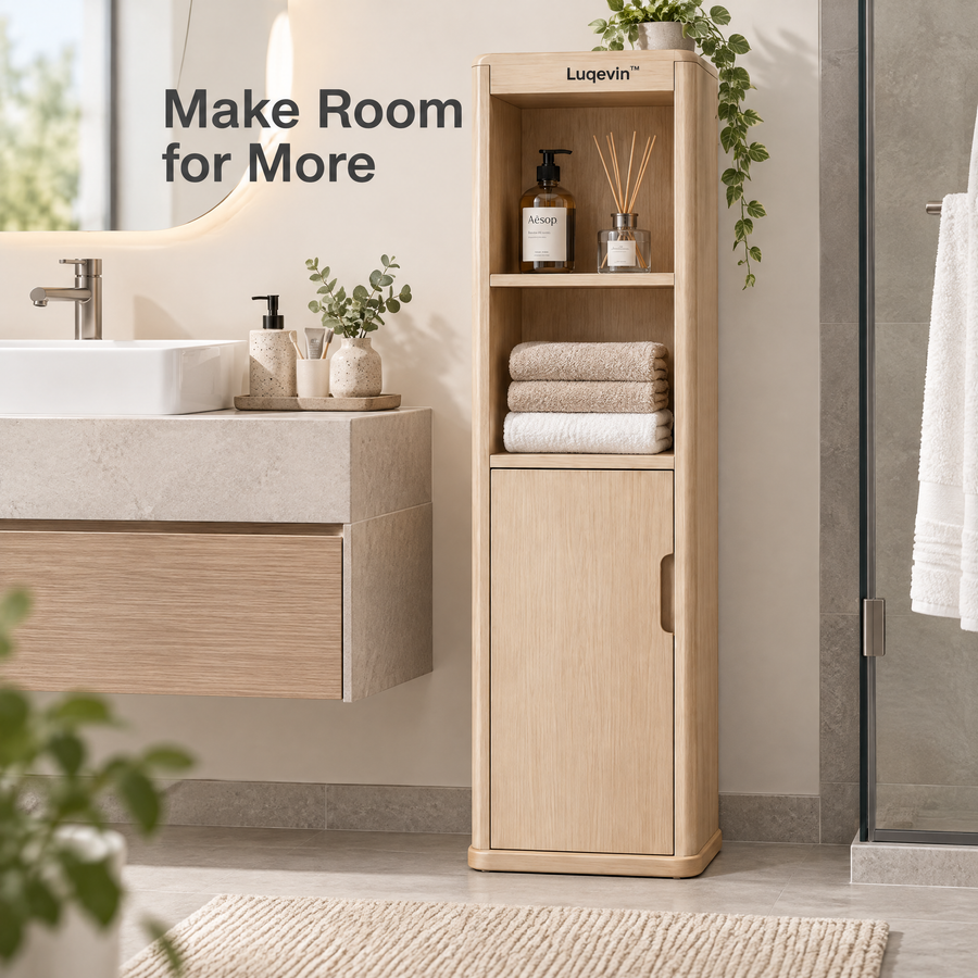 Luqevin™ BathTower Freestanding Bathroom Storage Cabinet product view