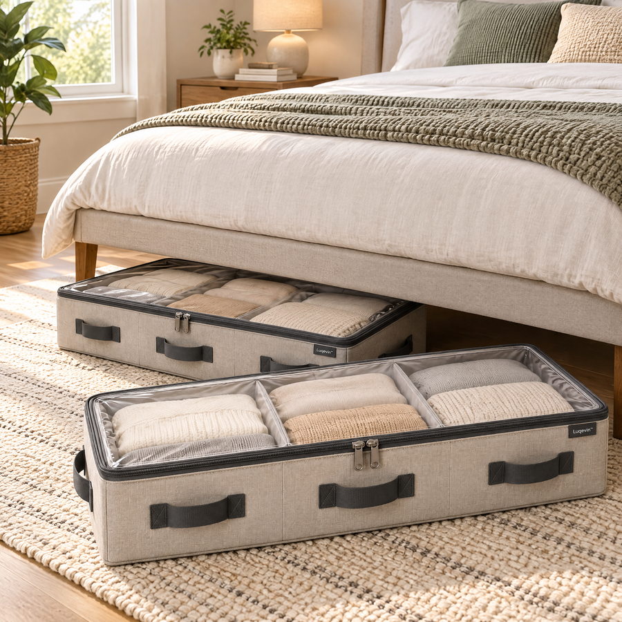 Luqevin™ DustSlide Dustproof Under-Bed Clothing Storage Bag Set product view