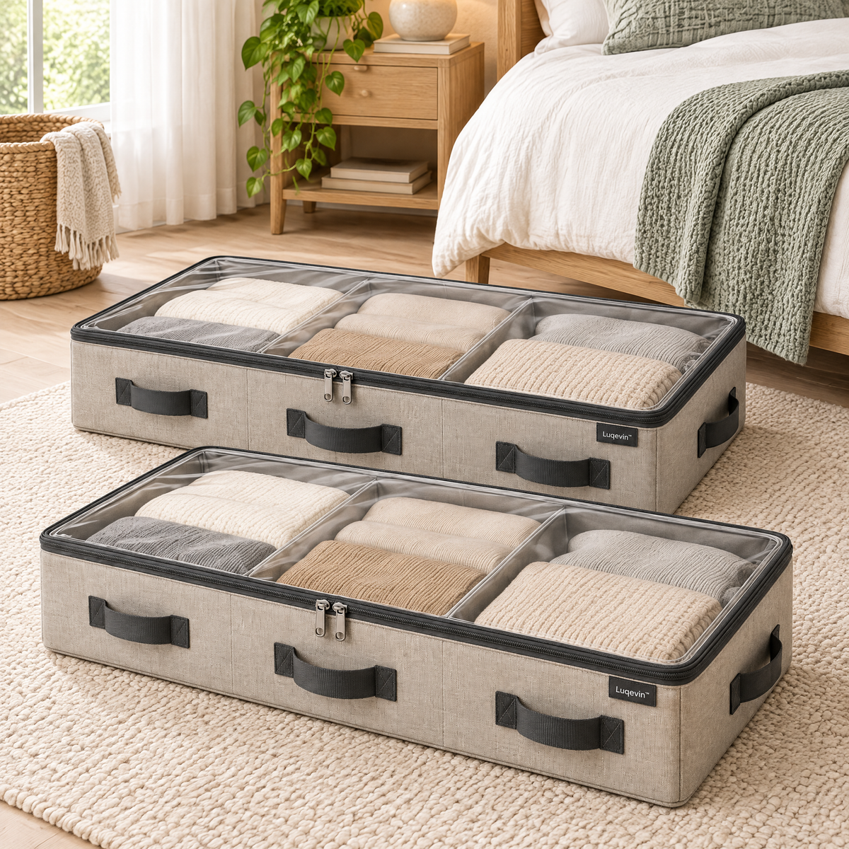 Luqevin™ DustSlide Dustproof Under-Bed Clothing Storage Bag Set image 2