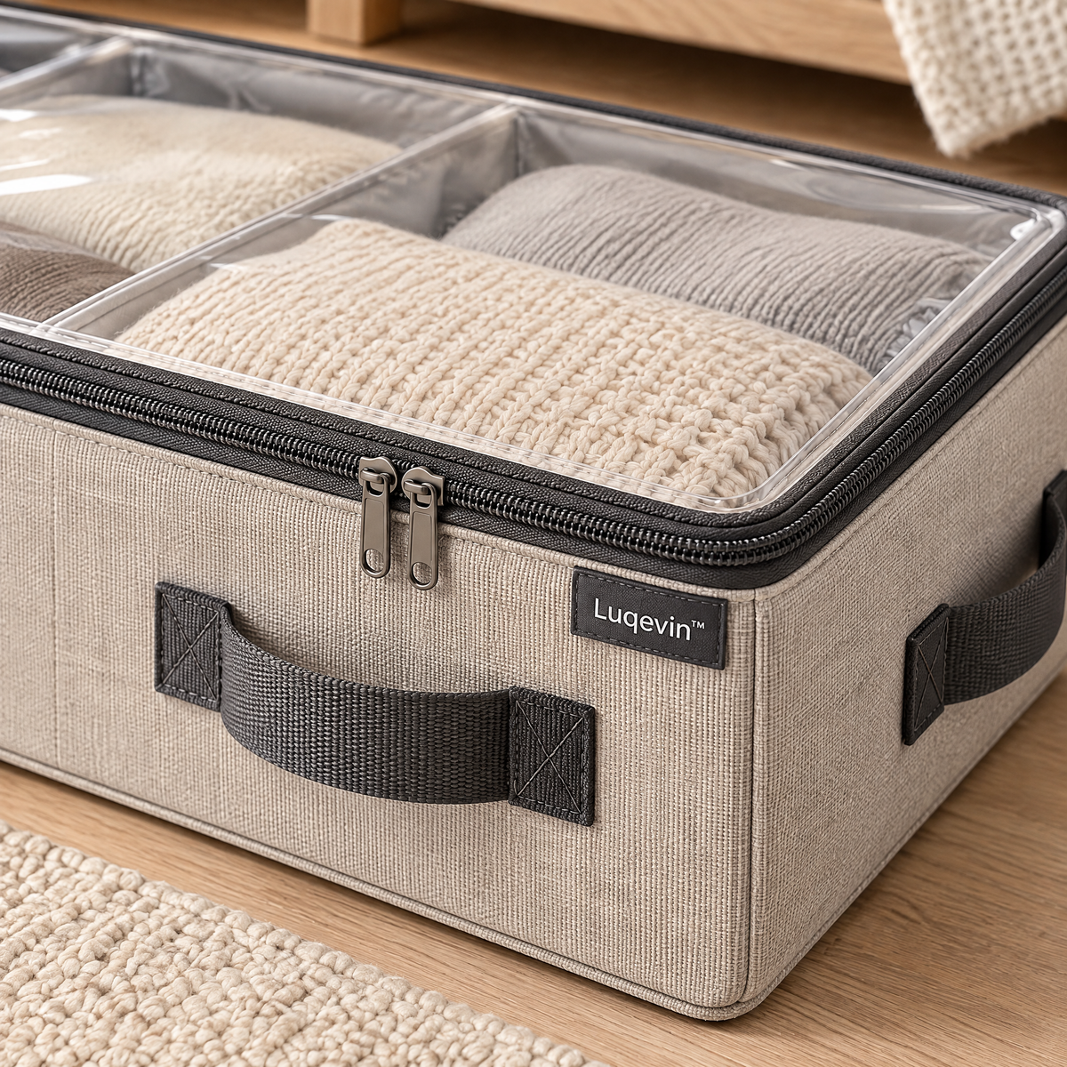Luqevin™ DustSlide Dustproof Under-Bed Clothing Storage Bag Set image 4